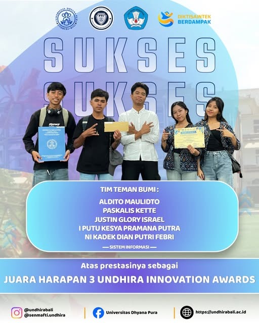 Juara Harapan 3 - Undhira Innovation Awards