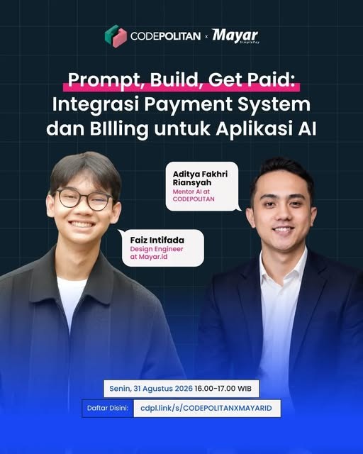 Info dari @codepolitan